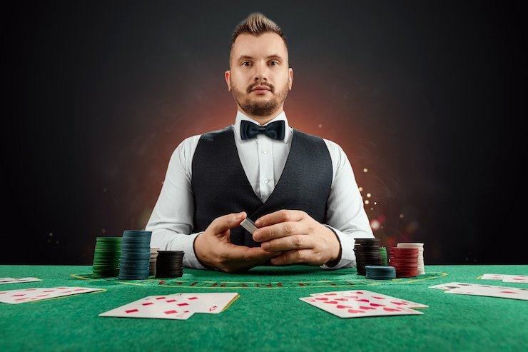 Pengguna membaca ketentuan bonus secara teliti